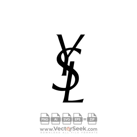 yves saint laurent logo svg.